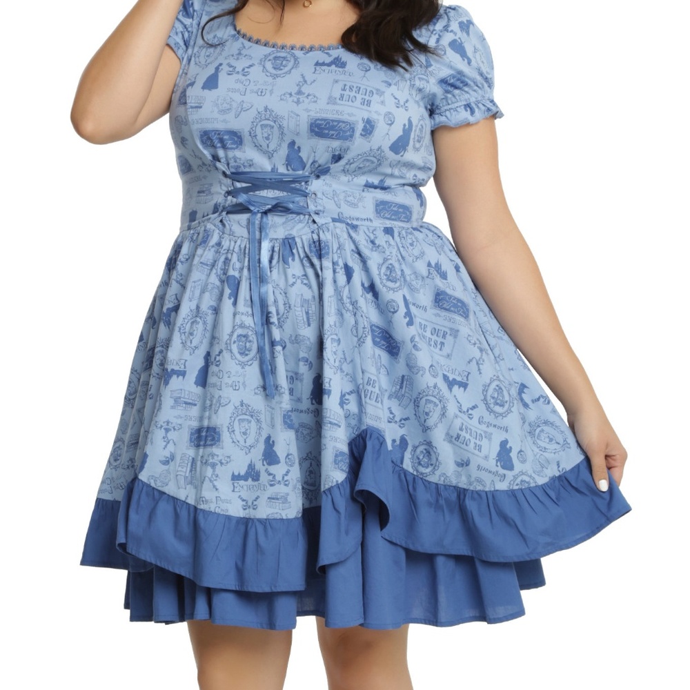 Disney Beauty And The Beast Ruffle Dress